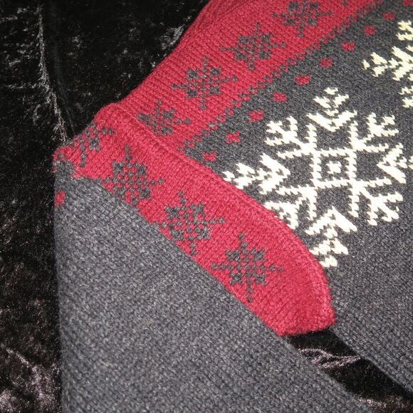 Meier & Frank 100% Wool Sweater Handmade Norway Fair Isle Fjord Nordic Snowflake - Picture 2 of 11